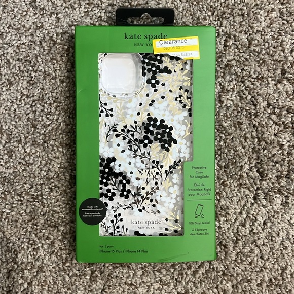 kate spade Other - Kate Spade iPhone 15 Plus/iPhone 14 Plus Protective Case for MagSafe Black/White
